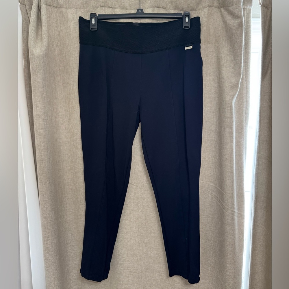 Women’s Calvin Klein Navy Pull On Skinny Pant with Timmy Control Waistband